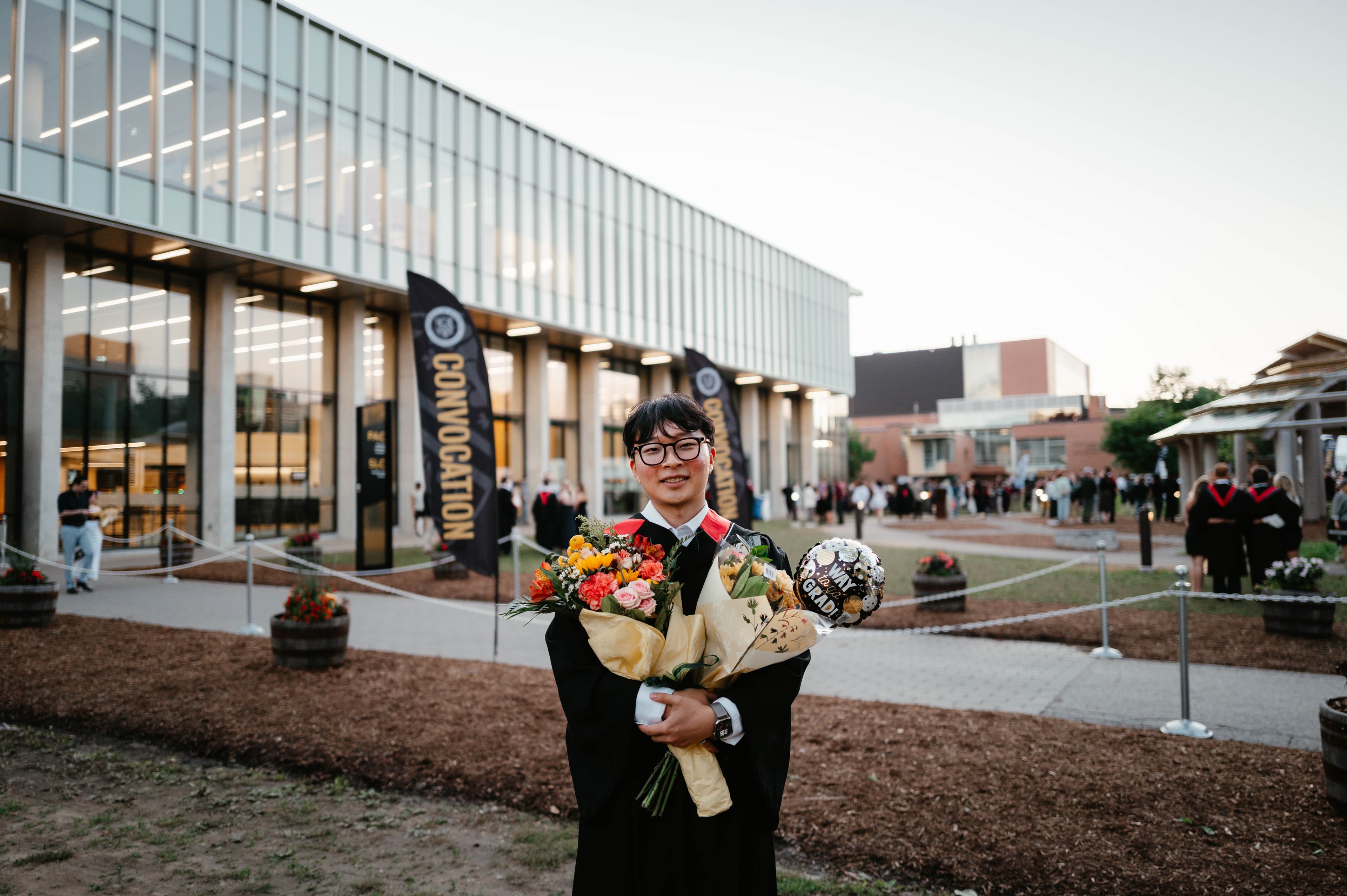 At my graduation