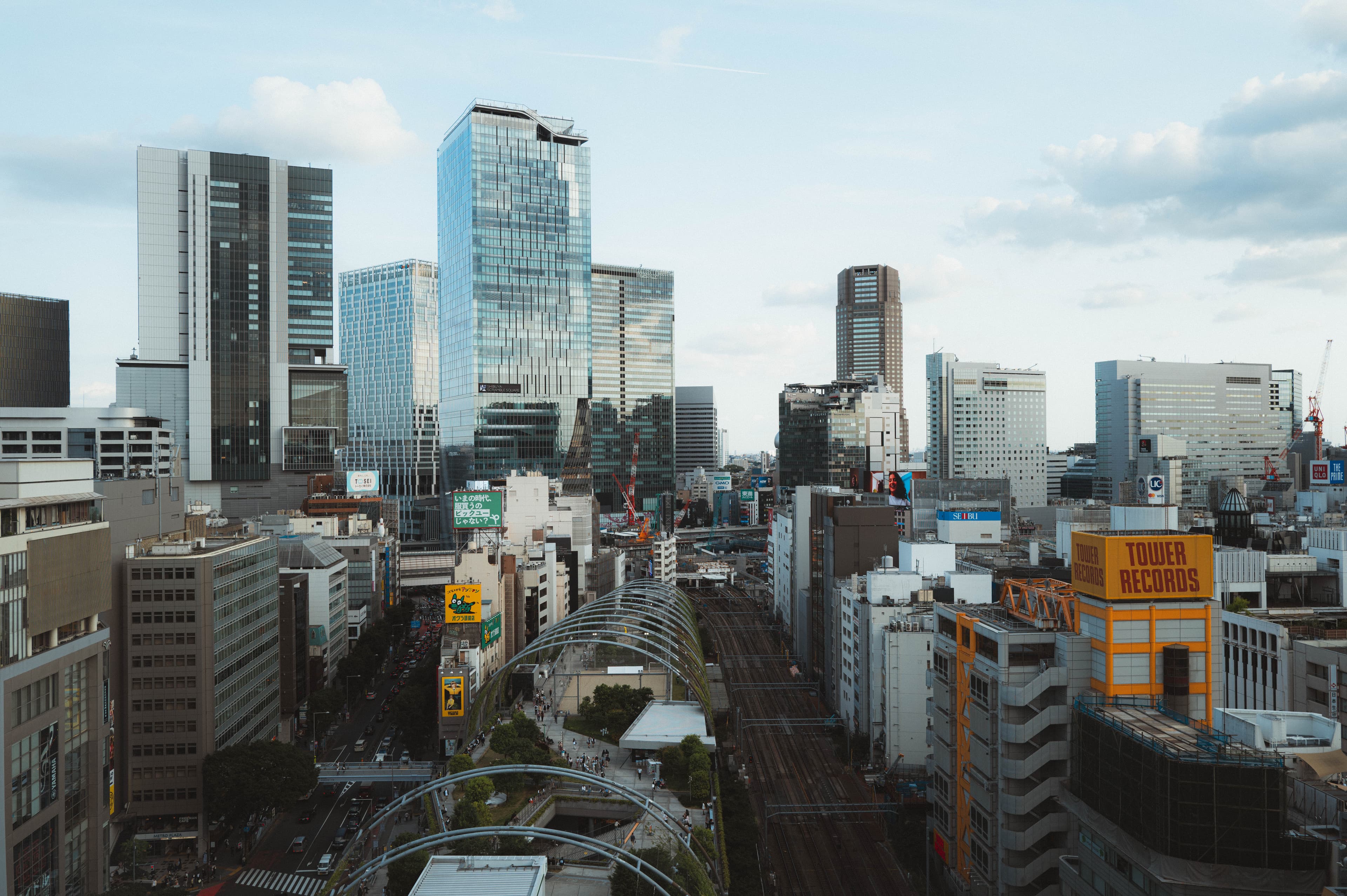 Shibuya Skyline from Miyashita Park