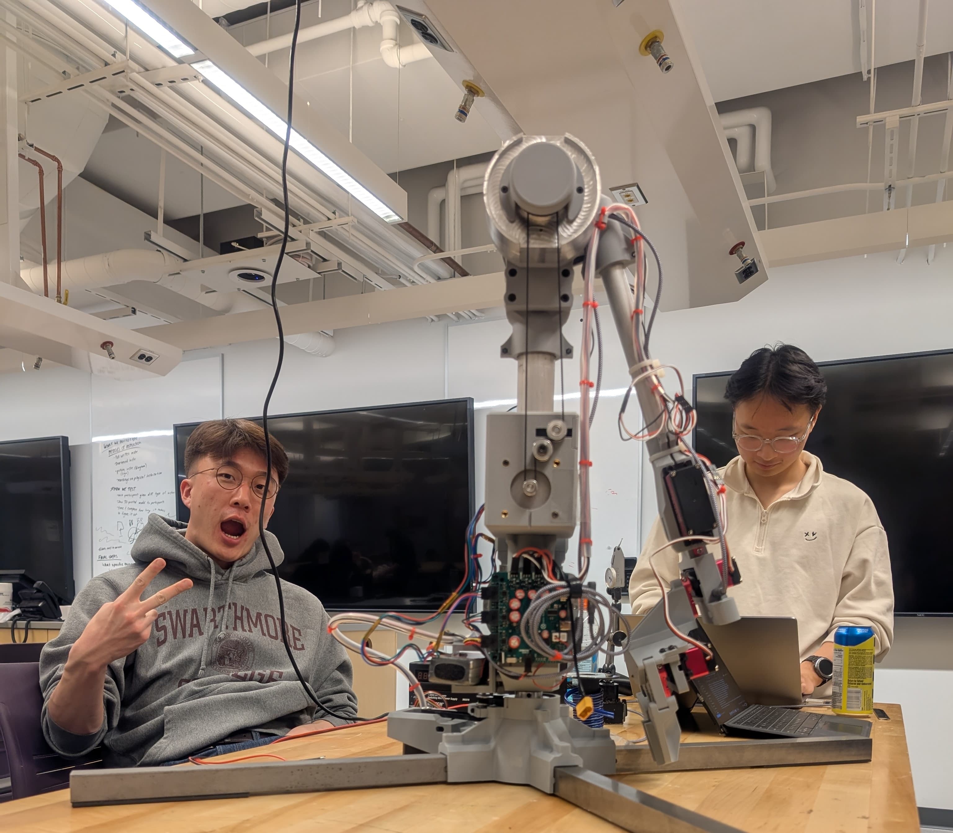 Working on my laptop